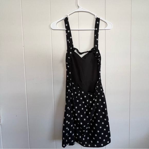 Superdown Black and Stars Mini Dress XS - Picture 2 of 4